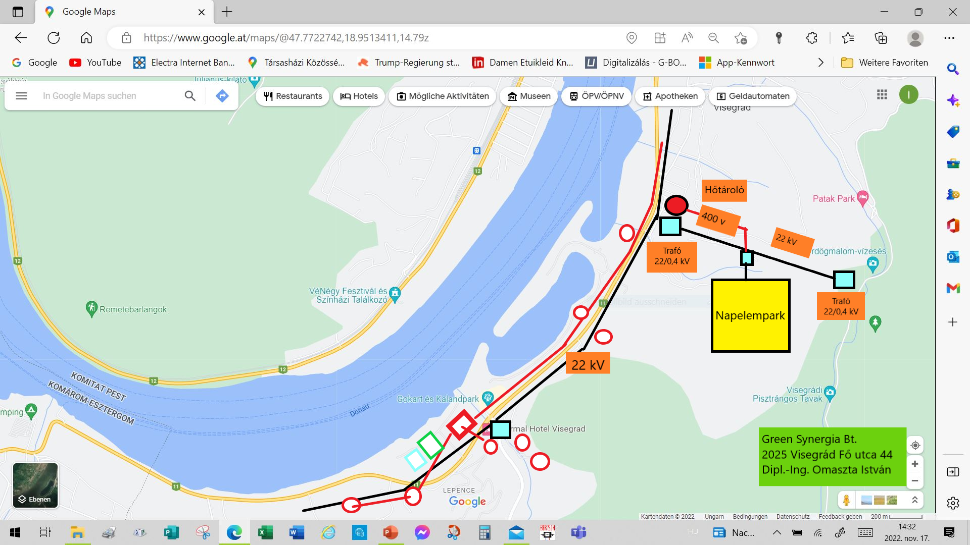 Visegrádi energiaellátó rendszer lehetőségei.